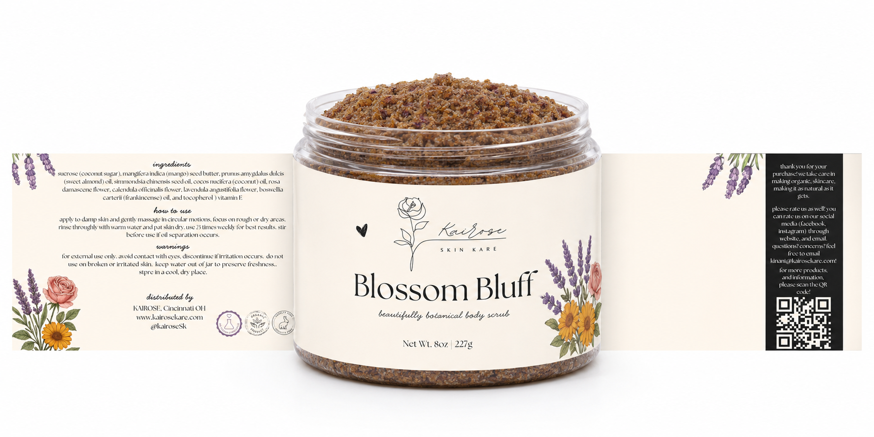 blossom bluff body polish scrub