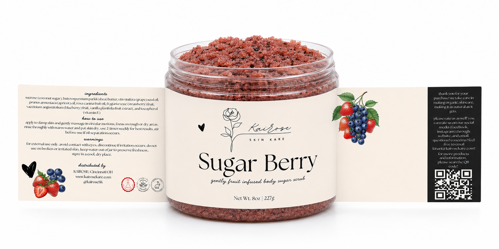 sugar berry body polish scrub