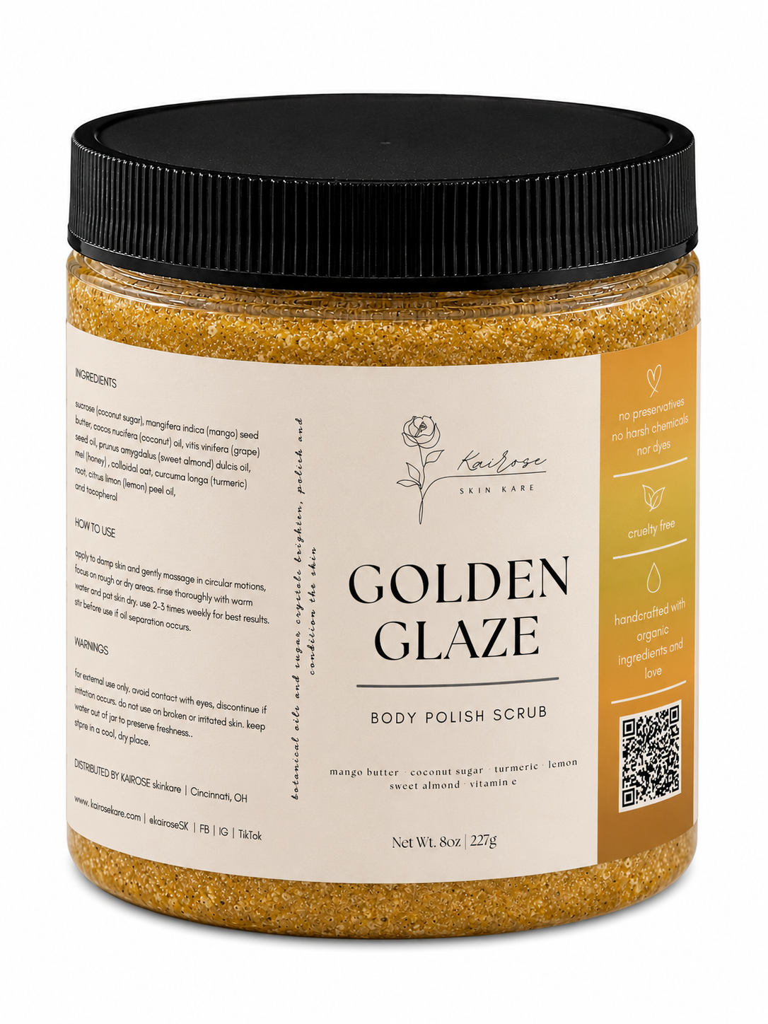 golden glaze body polish scrub