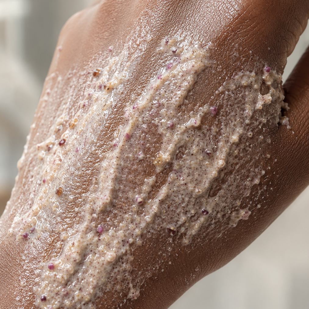 rose & marshmellow facial polish