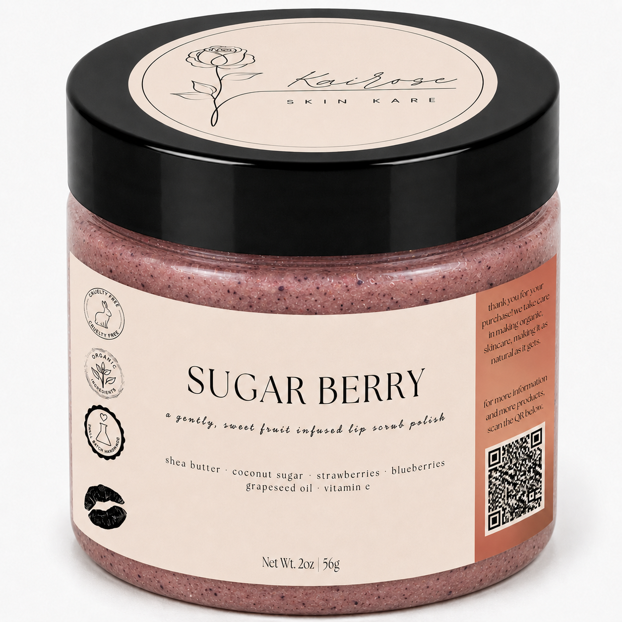 sugar berry lip polish scrub