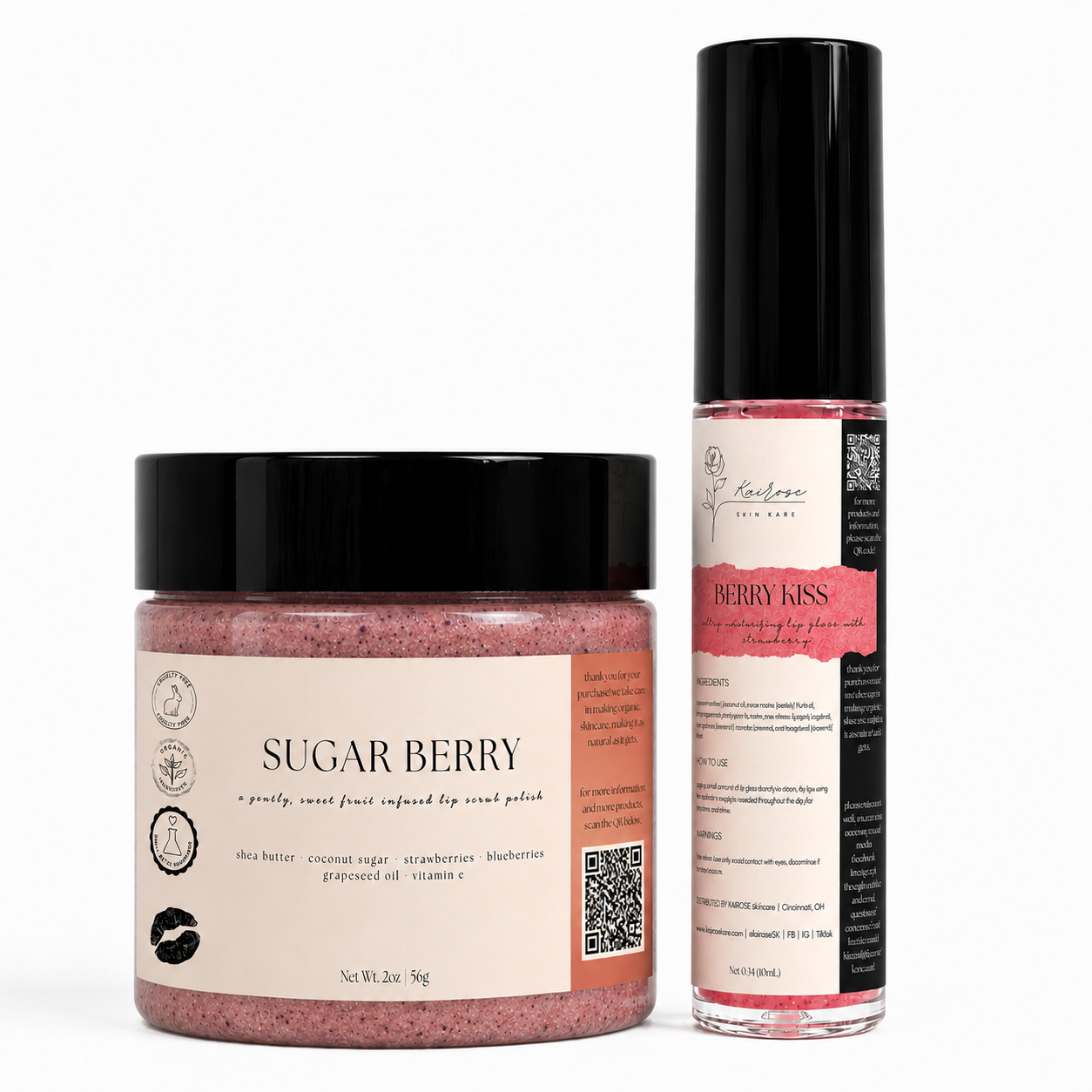 berry kissed lip duo