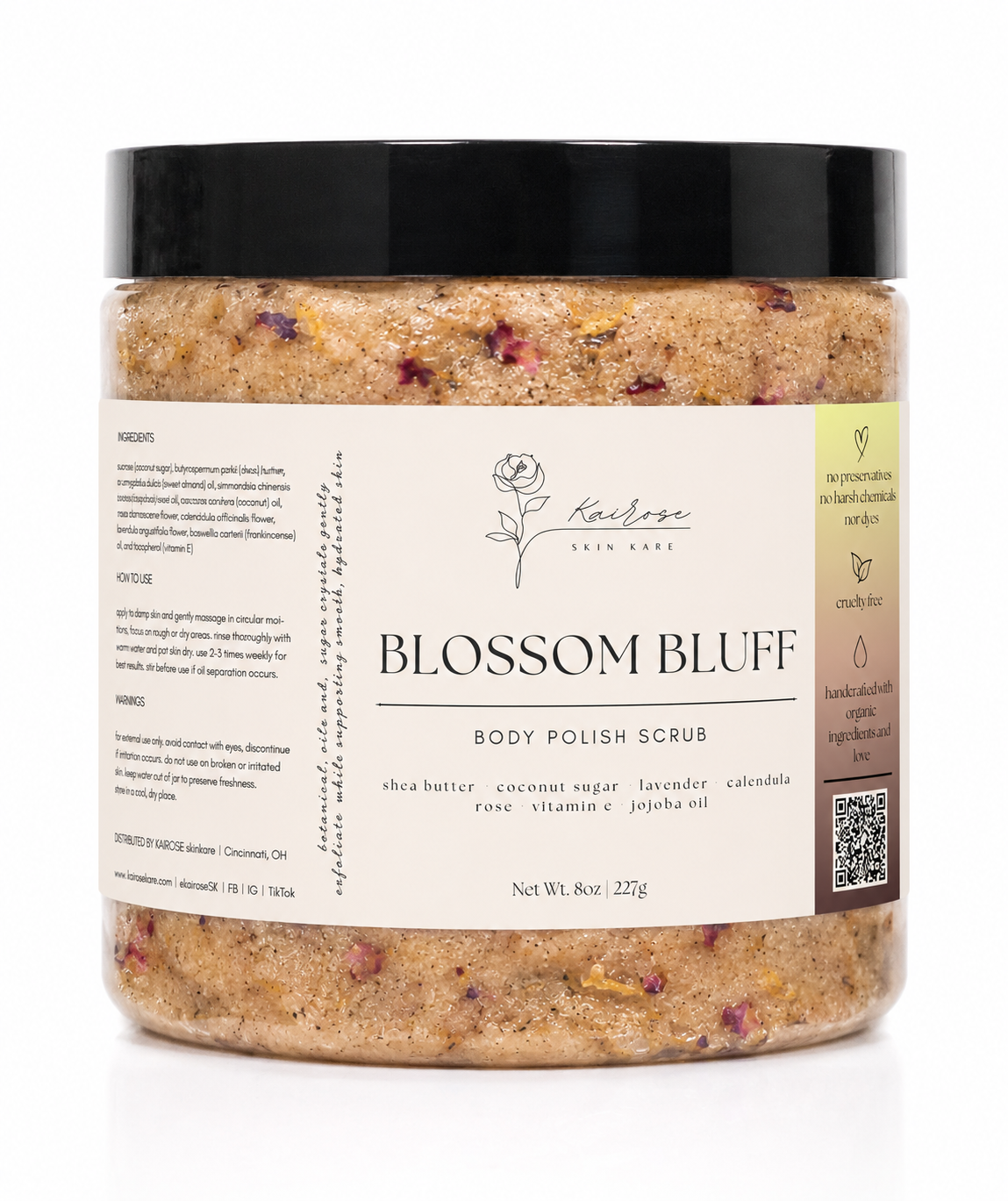 blossom bluff body polish scrub
