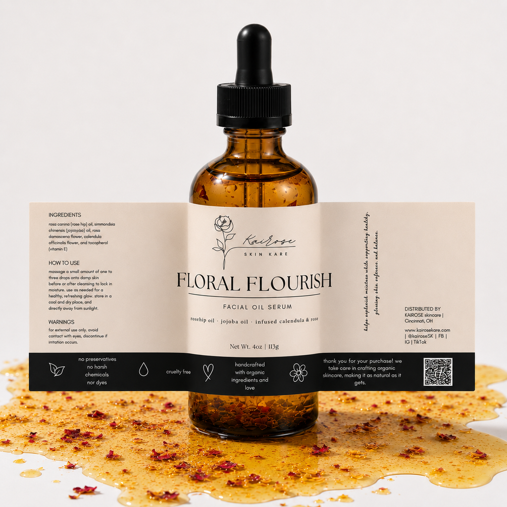 floral flourish facial oil serum