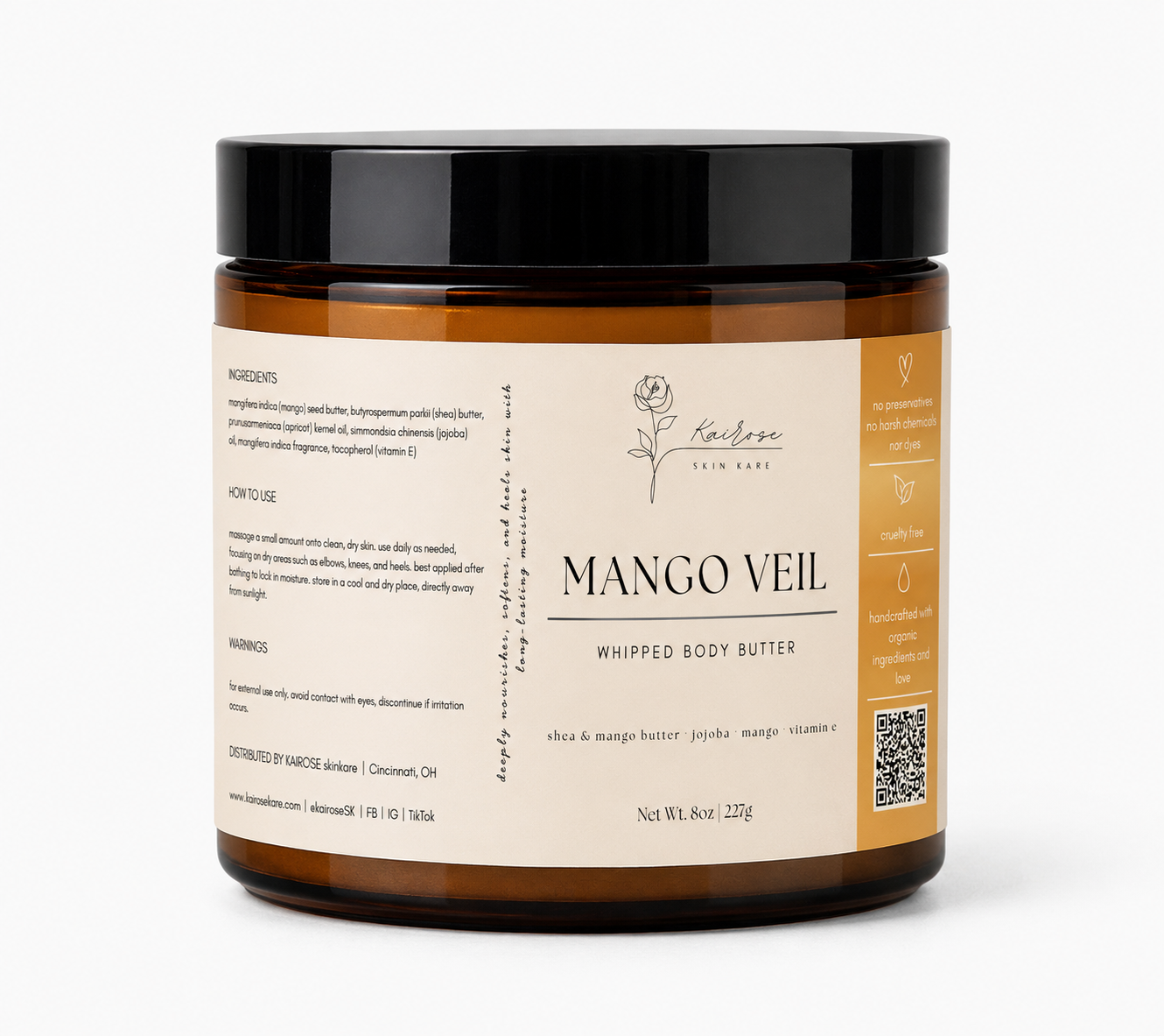 mango véil whipped body butter