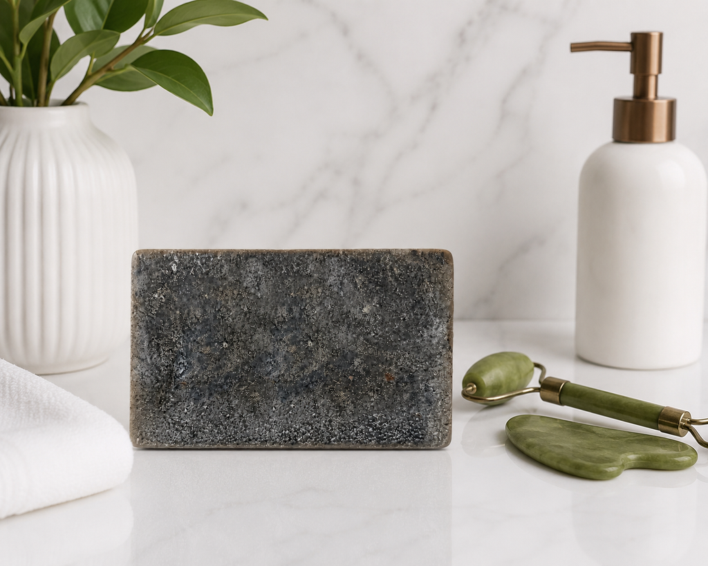 african black balancing soap bar