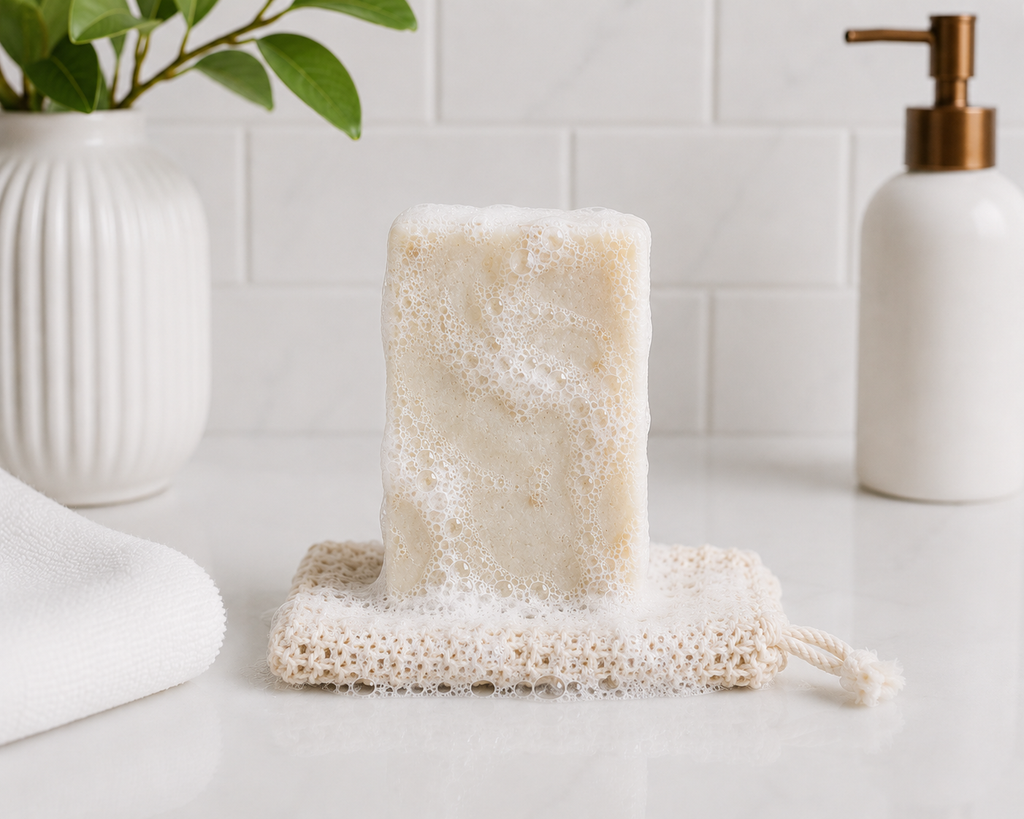 oat & goat milk soap bar