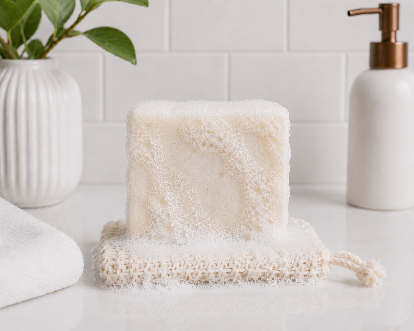oat & goat milk soap bar