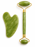 jade gua sha & roller set